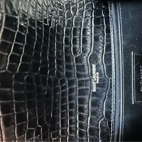 SOLD - Saint Laurent Embossed Tassel Kate Monogram Bag - Picture 5 of 5